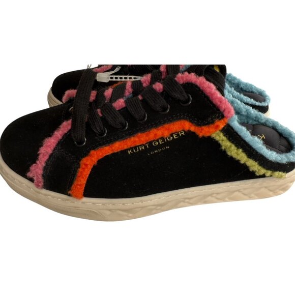 Kurt Geiger London 7.5 (38) Women’s Kensington Cupsole Mule Sneaker Black - Picture 2 of 13